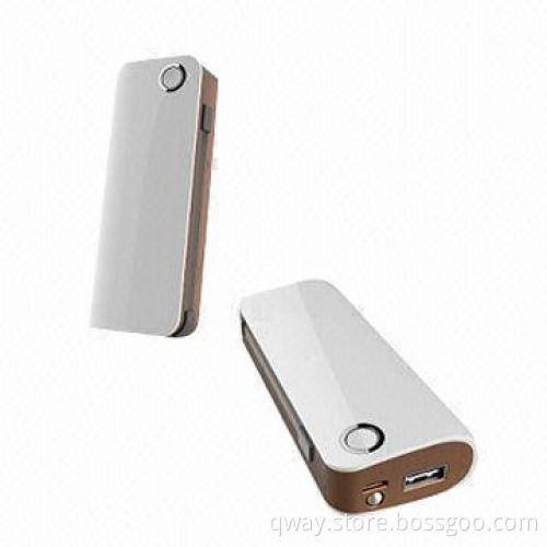 New arrival 6000mAh power bank with LED flashlight